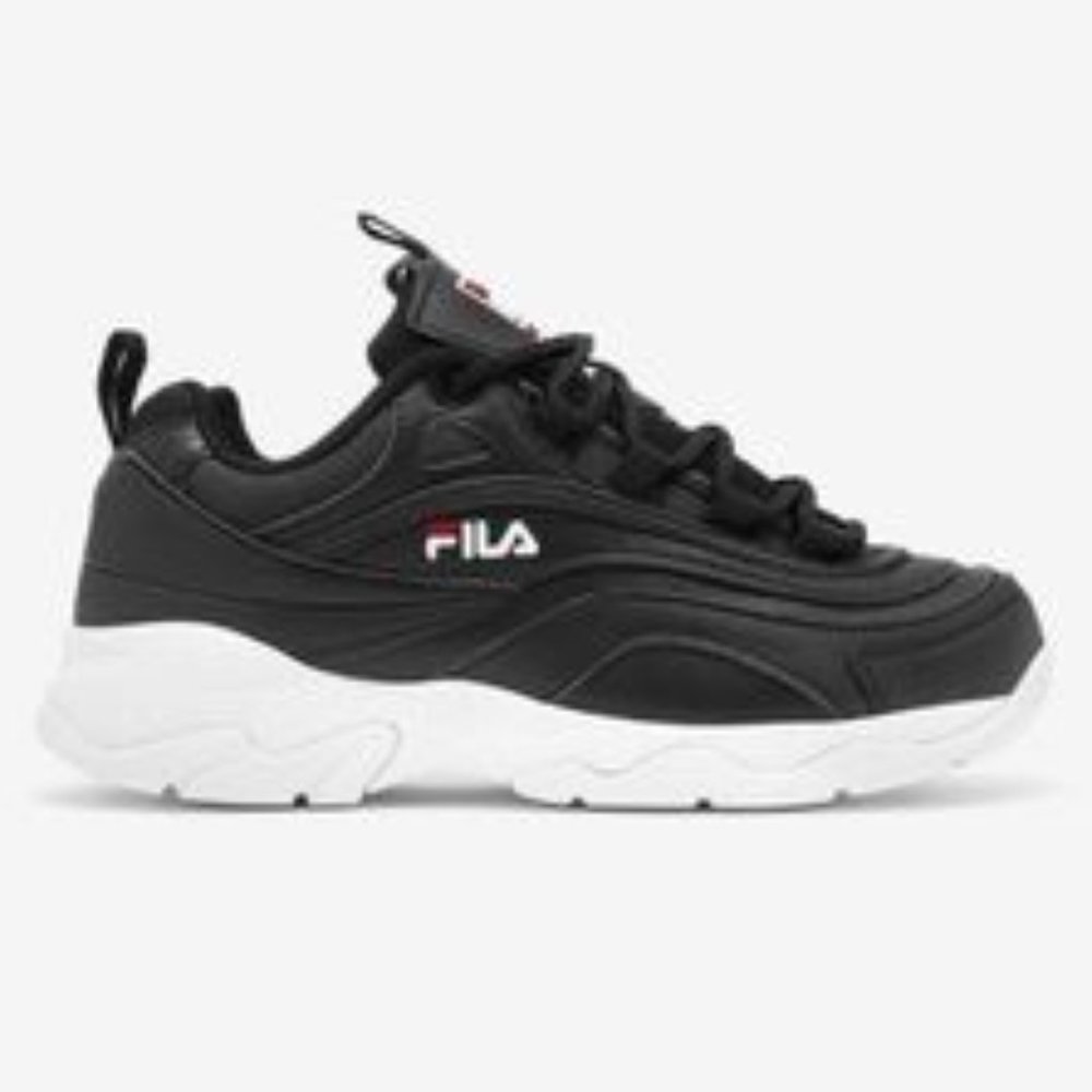 FILA Ray Sneakers in Black, FILA Red, and White - Picture 14 of 16